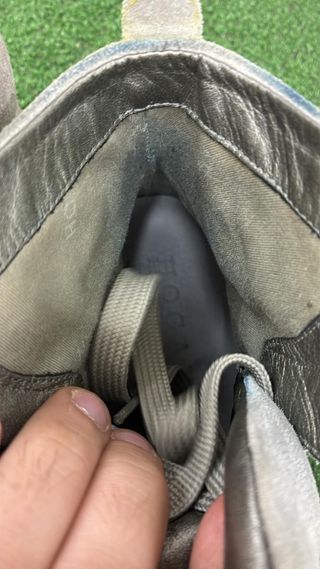 Hogan Stivaletto Grigio Pelle Scamosciata