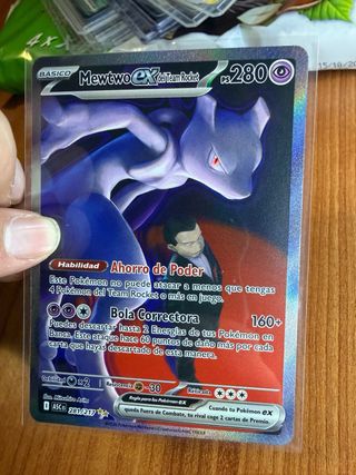 Mewtwo EX Team Rocket 280 HP Carta Pokémon