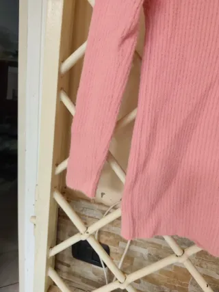 Dolcevita rosa a costine