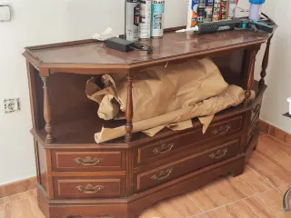 Mueble de salón madera antiguo