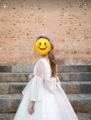 Vestido Comunión 8-9 años + Cancán + Cerpa