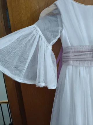 Vestido Comunión 8-9 años + Cancán + Cerpa