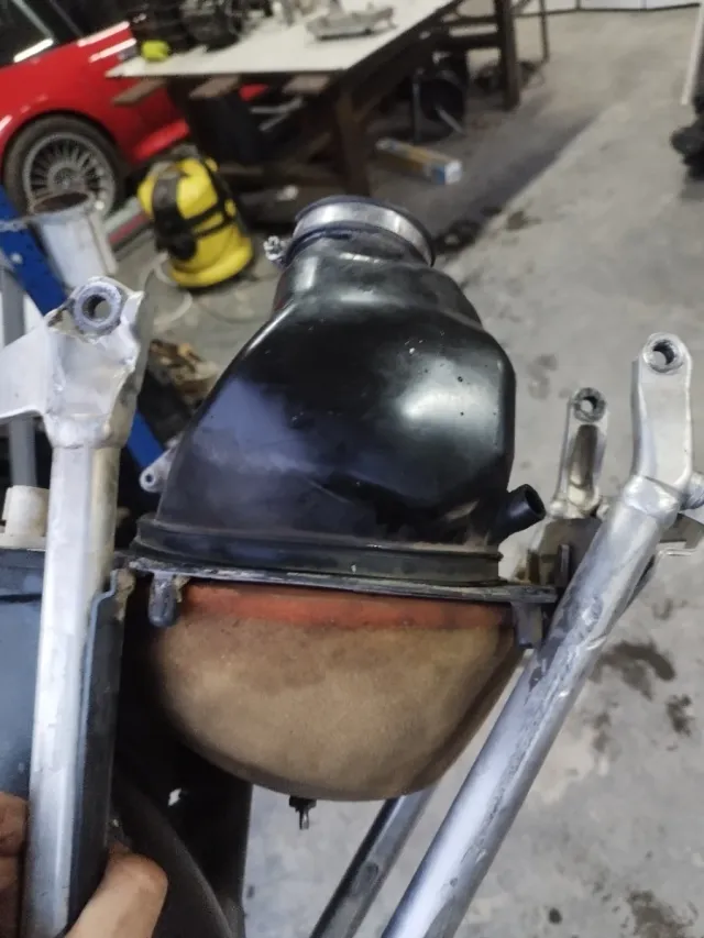 Subchasis + Filtro Aire Honda CRF 450 R 2009-2012