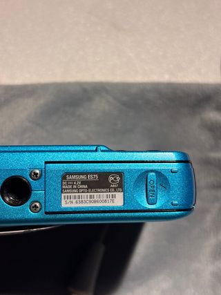 Samsung ES75 Cámara Digital Azul