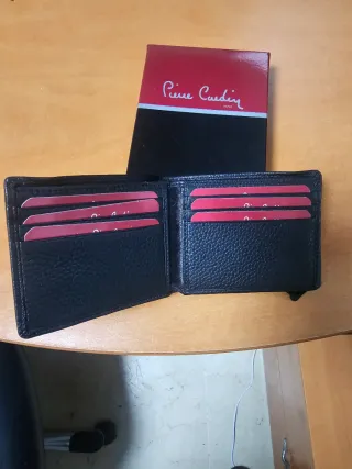 Cartera Billetera Pierre Cardin Negra