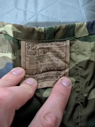 Pantalón interperie ejército