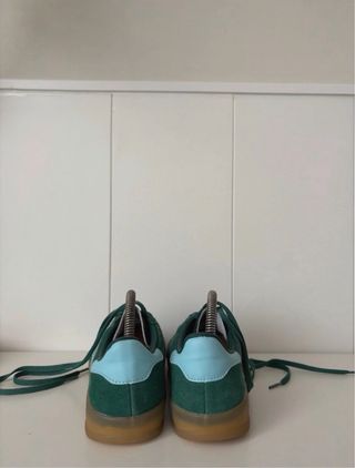 Adidas Gazelle Verde/Azul Turquesa