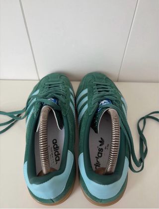 Adidas Gazelle Verde/Azul Turquesa