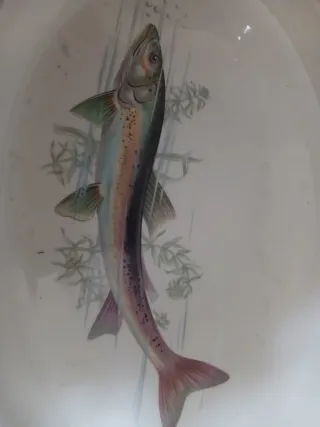 Juego Porcelana Antigua Decorada