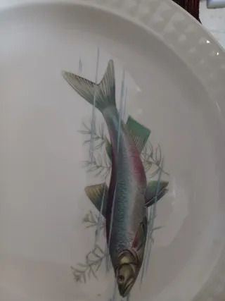 Juego Porcelana Antigua Decorada