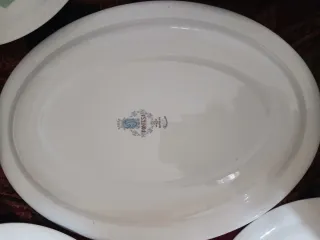 Juego Porcelana Antigua Decorada