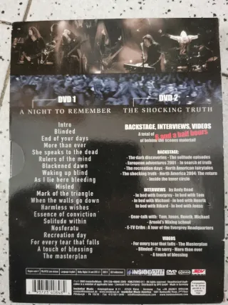 Evergrey Live: A Night to Remember 2004 DVD