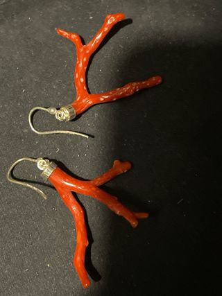 Orecchini corallo rosso