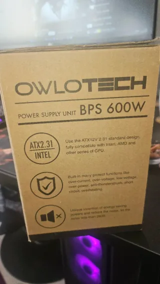 Fuente Alimentación PC OWLOTECH BPS 600W