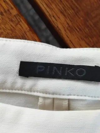 Mini abito/tunica Pinko bianco panna.