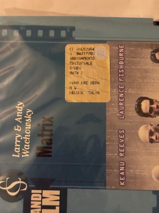 VHS Film”MATRIX”(Anno 1999)Edizione Corriere della