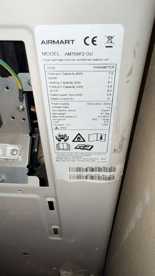 Aire Acondicionado AIRMART Blanco