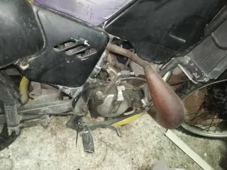 Moto Gilera R twin 6v Enduro con documentación