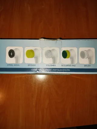 Cepillo Limpieza Eléctrico Batería + Accesorios