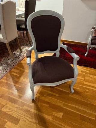 2 Sillas Estilo Luis XVI