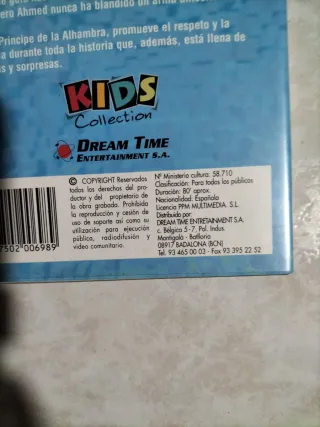 Cinta VHS Príncipe de la Alhambra