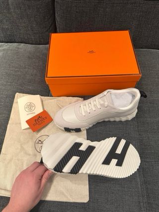 Zapatillas Hermes Blancas
