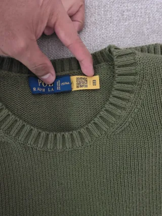 Jersey Polo Ralph Lauren Verde M Algodón