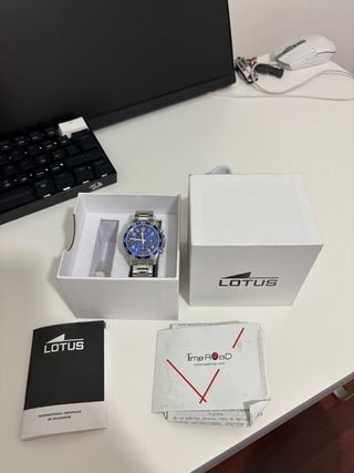 Reloj LOTUS KDT. CRONO ACE. ESF. AZUL