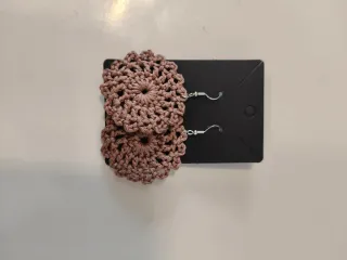 Pendientes crochet hechos a mano
