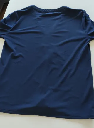 Camiseta azul manga larga talla 42