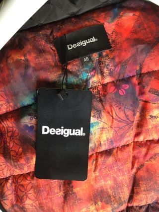 Desigual Cappotto Piumino Donna Nero