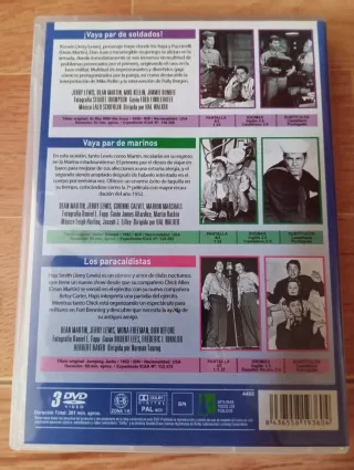 Pack 4 DVDs de: Dean Martin & Jerry Lewis (NUEVOS)