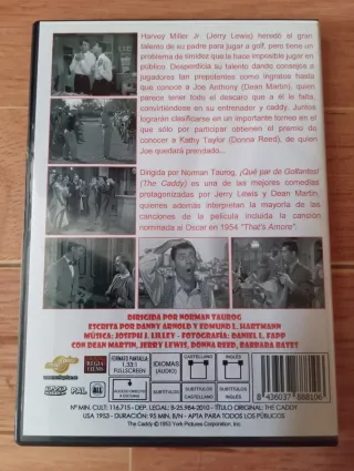 Pack 4 DVDs de: Dean Martin & Jerry Lewis (NUEVOS)