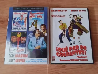 Pack 4 DVDs de: Dean Martin & Jerry Lewis (NUEVOS)