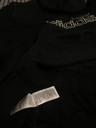 Felpa Adidas Uomo Nera Taglia L