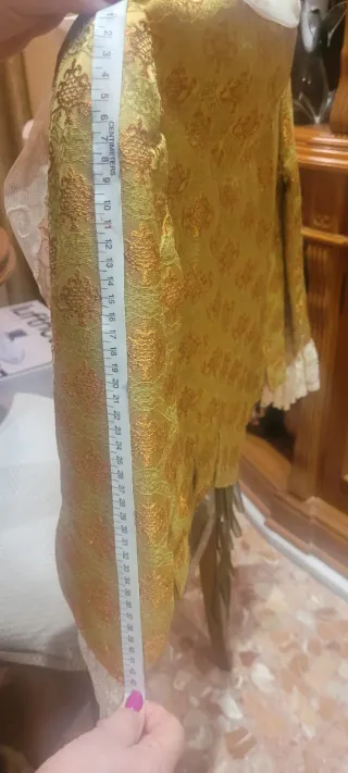 Traje de Fallera ALJOFAR Verde y Dorado