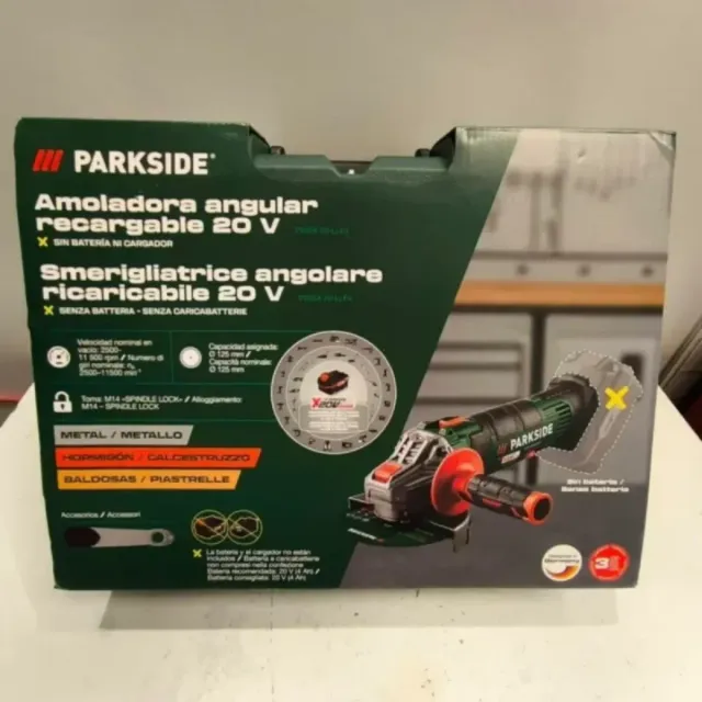 Amoladora Angular PARKSIDE Batería X20Vteam