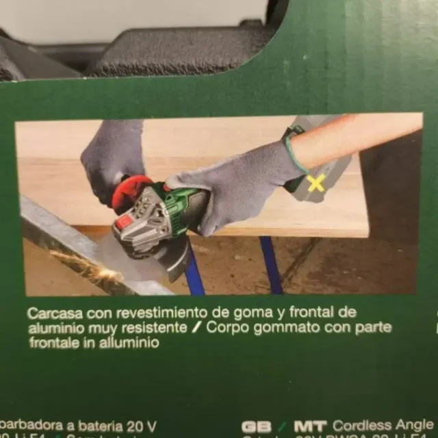 Amoladora Angular PARKSIDE Batería X20Vteam