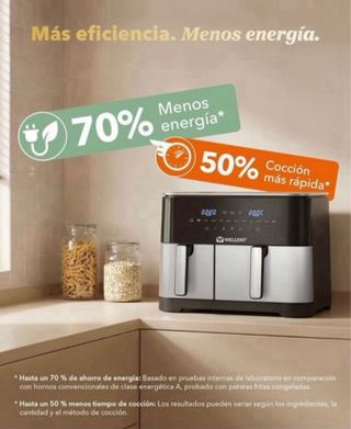 Freidora Aire Doble Cesta 2600W SIN ABRIR