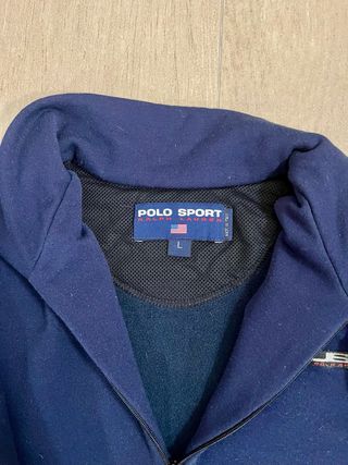 Felpa Polo Ralph Lauren Vintage 90s Blu