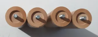 4 Patas para Somier Roscadas