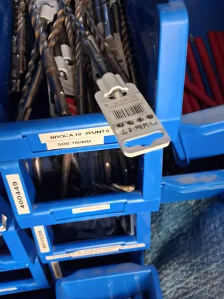 Lote de brocas para martillo