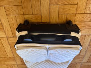 Mochila con ruedas Arcoiris beige/blanca