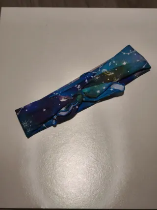 Pañuelo pelo galaxia estrellas