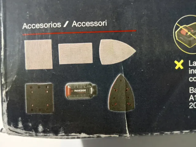 Lijadora Orbital Recargable PARKSIDE 20V