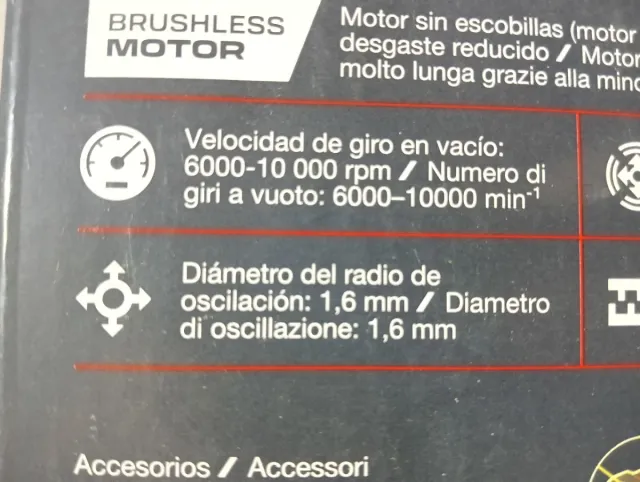 Lijadora Orbital Recargable PARKSIDE 20V