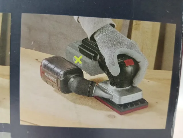 Lijadora Orbital Recargable PARKSIDE 20V