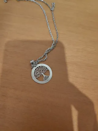 Colgante y Cadena Plata Árbol de la Vida