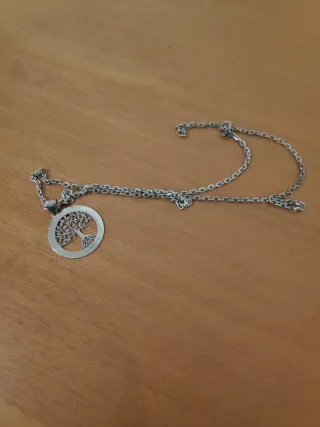 Colgante y Cadena Plata Árbol de la Vida