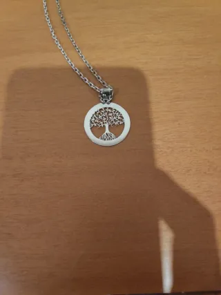 Colgante y Cadena Plata Árbol de la Vida